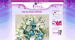 Desktop Screenshot of everjoyflores.com.br